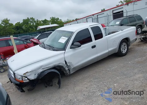 2004 Dodge Dakota Slt из США, поврежденный, VIN 1D7GL42K94S621586